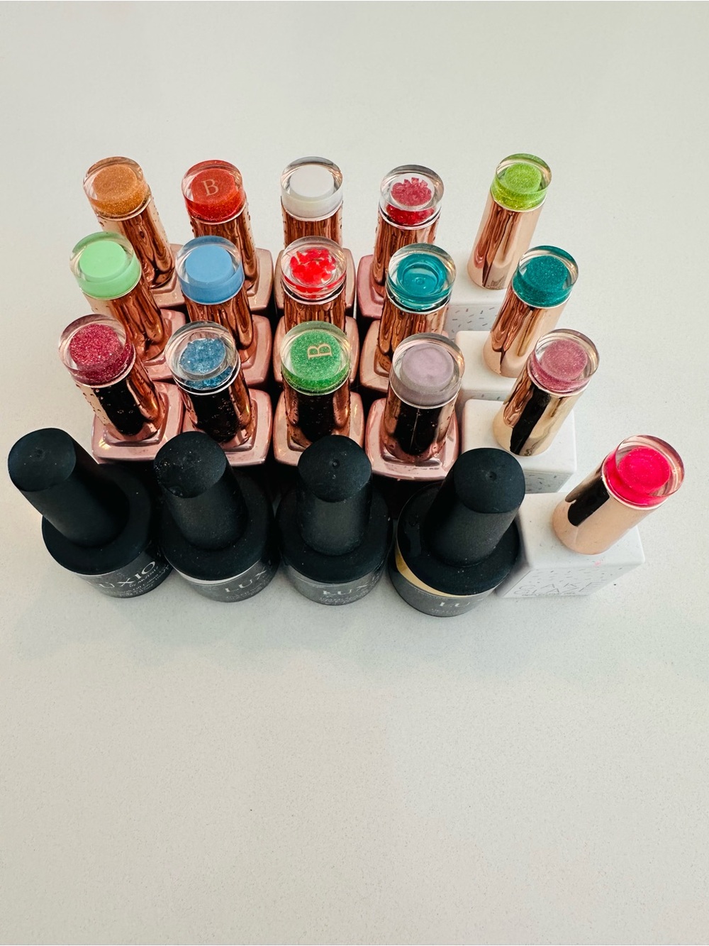 Colorful Nail Art Gel Polish Set - Multicolor